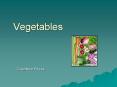 Vegetables PowerPoint PPT Presentation