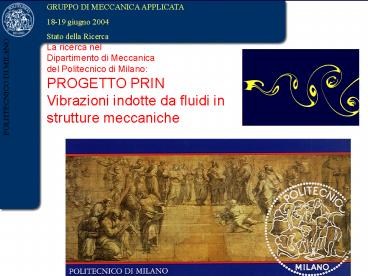 POLITECNICO DI MILANO Facolt