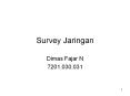 Survey Jaringan PowerPoint PPT Presentation