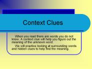 Context Clues