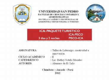 UNIVERSIDAD SAN PEDRO