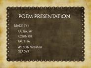 POEM PRESENTATION