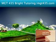 MGT 435 Bright Tutoring/mgt435.com