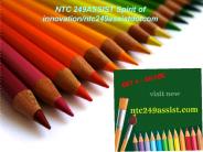 NTC 249ASSIST Spirit of innovation/ntc249assistdotcom