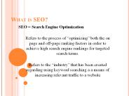 search engine optimization