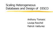 Scaling Heterogeneous Databases and Design of DISCO
