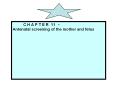 C H A P T E R 11 Antenatal screening of the mother and fetus PowerPoint PPT Presentation