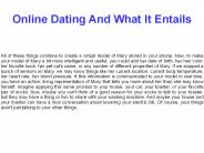 Online Dating - What's the Big Attraction?