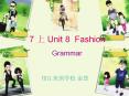 7 ? Unit 8 Fashion PowerPoint PPT Presentation