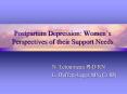 Postpartum Depression: Women PowerPoint PPT Presentation