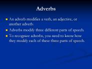 Adverbs