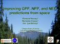 Improving GPP, NPP, and NEE predictions from space PowerPoint PPT Presentation