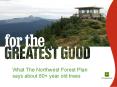 What The Northwest Forest Plan says about 80  year old trees PowerPoint PPT Presentation