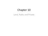 Land, Public and Private