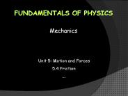 Fundamentals of physics