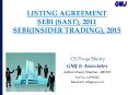 LISTING AGREEMENT PowerPoint PPT Presentation