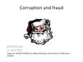Corruption and fraud PowerPoint PPT Presentation