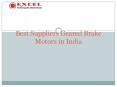 Brake Motors India (1) PowerPoint PPT Presentation