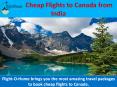 FlightOHome - Cheap Flights to Canada from India