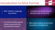 MLA Citation Style Guidelines
