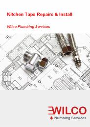 Kitchen tap repairs