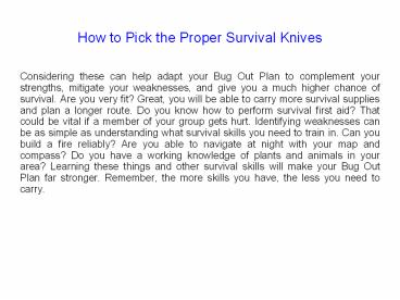 Essential Tools for Apocalypse Survival