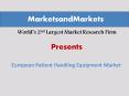 European Patient Handling Equipment Market worth $5,150.2 Million by 2019 PowerPoint PPT Presentation