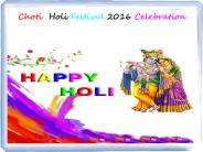 Choti  Holi Festival 2016