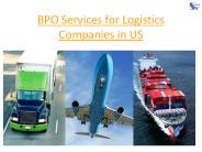 BPO Services for Logistics Companies in USA