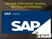 SAP ABAP OOPS ONLINE  TRAINING INSTITUTE IN HYDERABAD