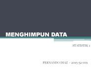 menghimpun data dalam statistik