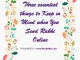 Three Essential Things to Keep in Mind when You Send Rakhi Online