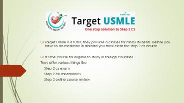 Step 2 CS Online Course Review | Target Usmle