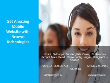 Get Amazing Mobile Website with Nexevo Technologies