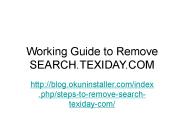 Working Guide to Remove SEARCH.TEXIDAY.COM