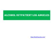 Alcohol Outpatient Los Angeles