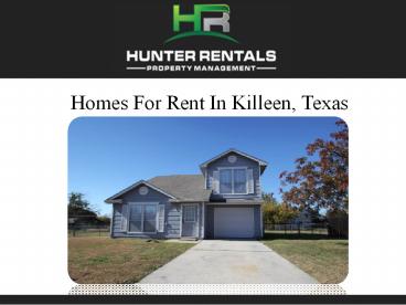 Homes For Rent In Killeen, Texas