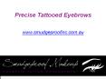 Precise Tattooed Eyebrows - www.smudgeproofinc.com.au PowerPoint PPT Presentation
