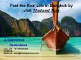 Feel The Real Life In Bangkok By Visit Thailand Tour PowerPoint PPT Presentation