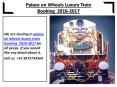 Palace on wheels luxury train PowerPoint PPT Presentation