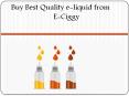 Buy Best Quality e-liquid from E-Ciggy