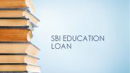 SBI Education Loan
