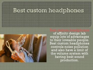 Promotional headphones (2)