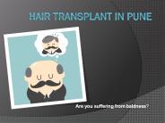 Hair Transplant cost in pune