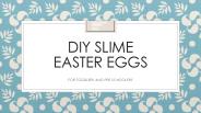 DIY easter eggs