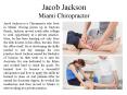 Jacob Jackson - Miami Chiropractor PowerPoint PPT Presentation