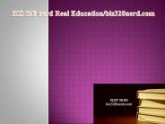 BIS 320 nerd Real Education / bis320nerd.com