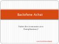 Baclofene Alcool PowerPoint PPT Presentation