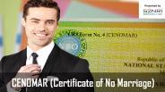 CENOMAR (Certificate of No Marriage)
