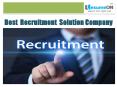 Best  Recruitment  Solution Company PowerPoint PPT Presentation